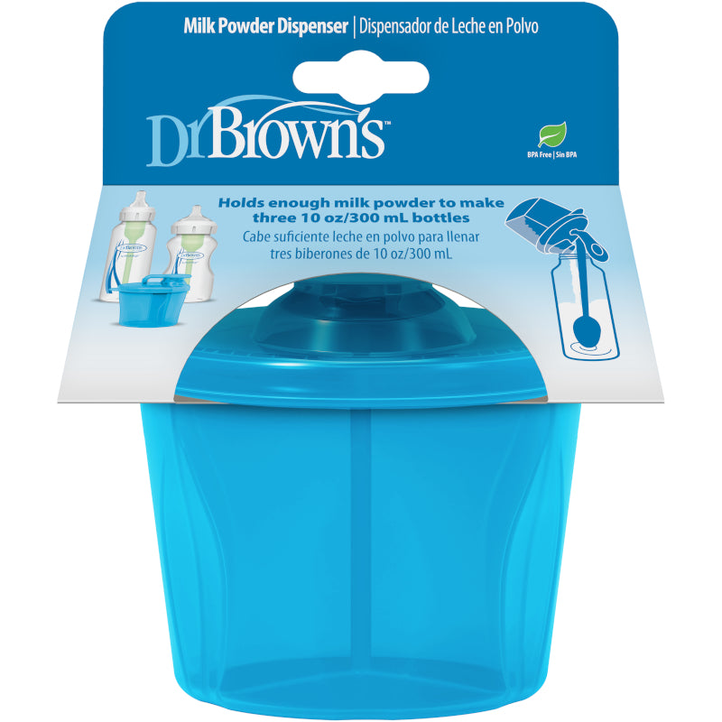 Dr. Brown's Baby Feeding Milk Powder Dispenser, Pink/Blue