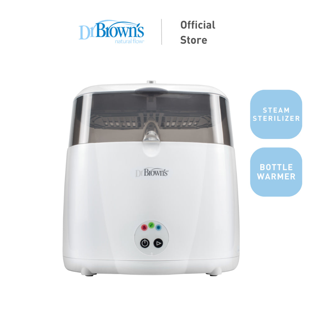 Dr Brown's Deluxe Electric Baby Feeding Bottle Sterilizer w/Cycle Indicator Type G Plug