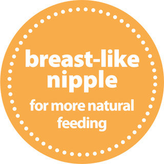 Dr. Brown's Options+ Wide Neck Bottle Silicone Nipple/Teat, 2 Pieces